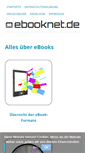 Mobile Screenshot of ebooknet.de