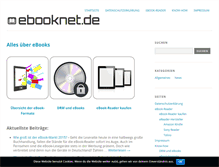 Tablet Screenshot of ebooknet.de